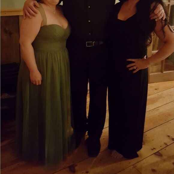 👩 ladies bridesmaids green beautiful dress - Picture 7 of 7